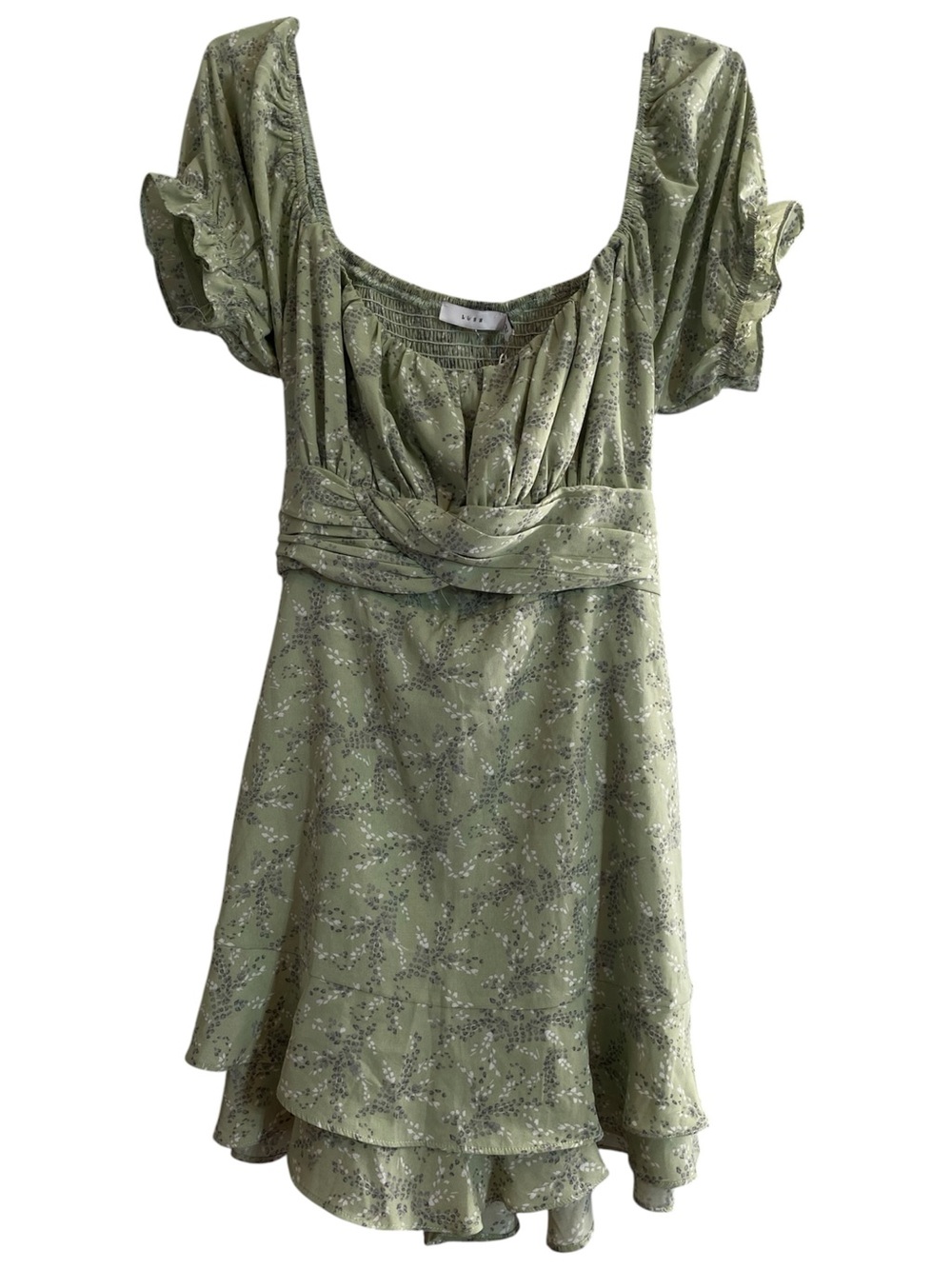 🆕 LUSH Green Romper Dress